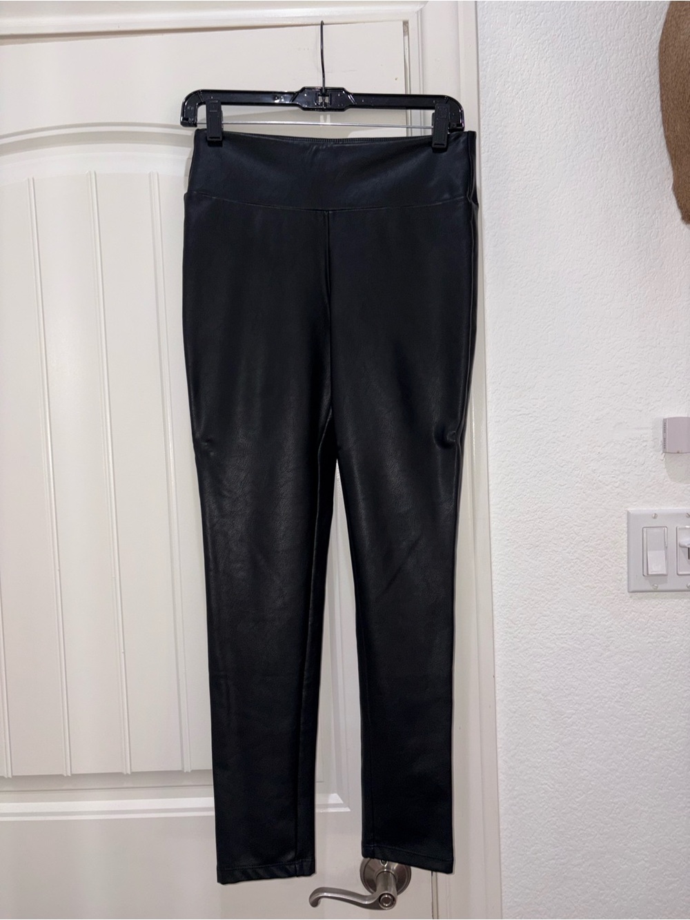 Black Faux Leather Leggings Altard State Small